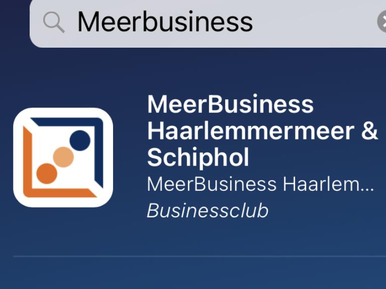 Download de MeerBusiness app